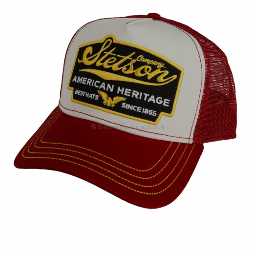 Stetson Trucker Cap American Heritage bordo  1 2