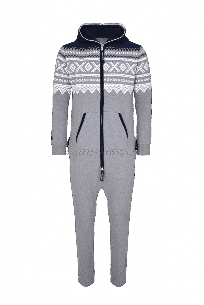 One Piece Jumper Marius grey/white/navy 2